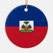 Haiti Flag Keramisch Ornament (Voorkant)