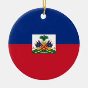 Haiti Flag Keramisch Ornament
