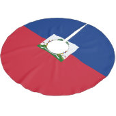 Haiti Flag Kerstboom Rok (Gekanteld)