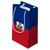 Haiti Flag Klein Cadeauzakje (Achterkant Gekanteld)