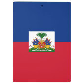 Haiti Flag Klembord (Achterkant)