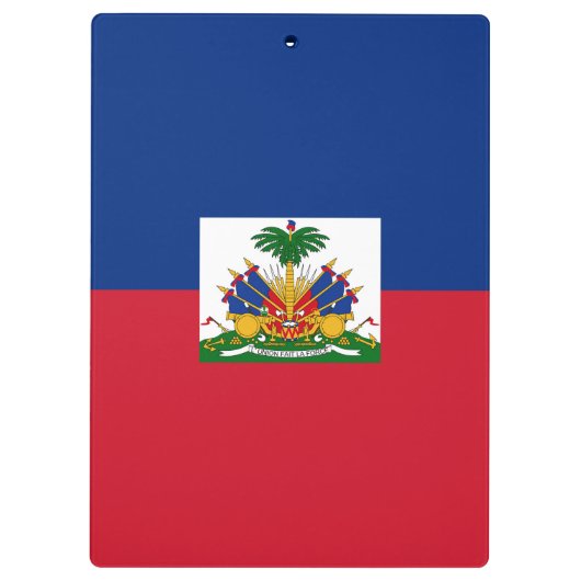 Haiti Flag Klembord (Achterkant)