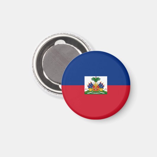 Haiti Flag Magneet (Voorkant / Achterkant)
