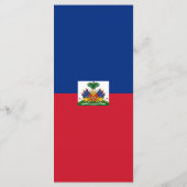 Haiti Flag Menu (Achterkant)