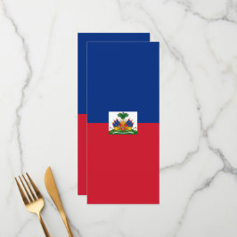 Haiti Flag Menu