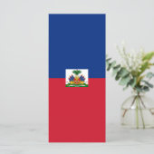 Haiti Flag Menu (Staand voorkant)