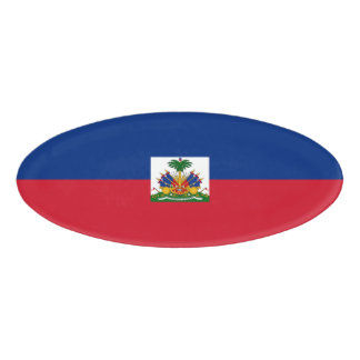 Haiti Flag Naambadge