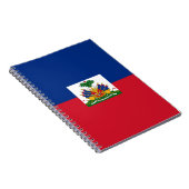 Haiti Flag Notitieboek (Rechterzijde)
