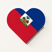 Haiti Flag Notitieboek (Achterkant)