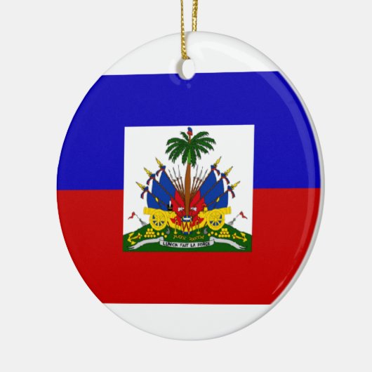 HAITI FLAG ORNAMENT (Links)