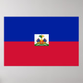 Haiti Flag Poster (Voorkant)