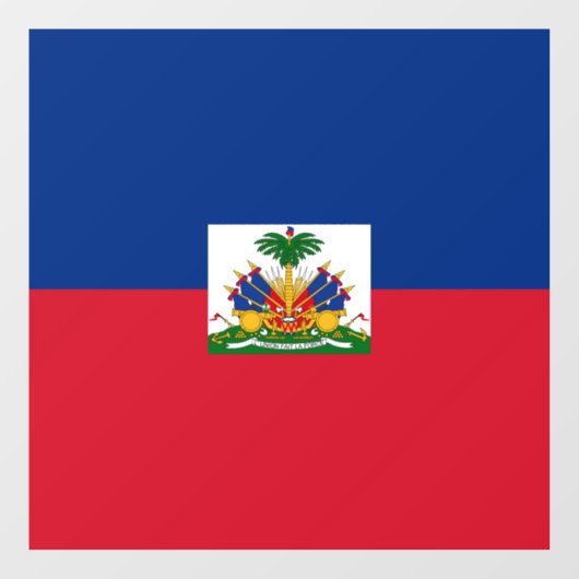Haiti Flag Raamsticker (Vel)
