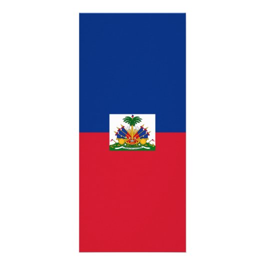 Haiti Flag Reclamekaart (Voorkant)