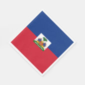 Haiti Flag Servet (Hoek)