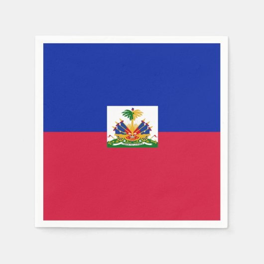 Haiti Flag Servet (Voorkant)