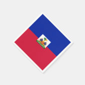 Haiti Flag Servet (Hoek)