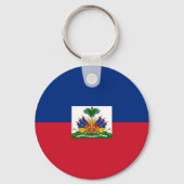 Haiti Flag Sleutelhanger (Achterkant)