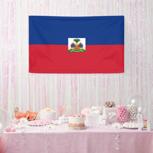 Haiti Flag Spandoek (Feest)