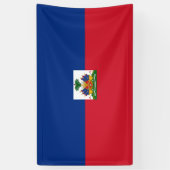 Haiti Flag Spandoek (Verticaal)