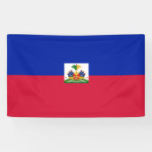 Haiti Flag Spandoek (Horizontaal)