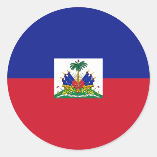 Haiti Flag Sticker (Voorkant)