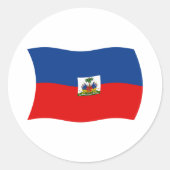 Haiti Flag Sticker (Voorkant)