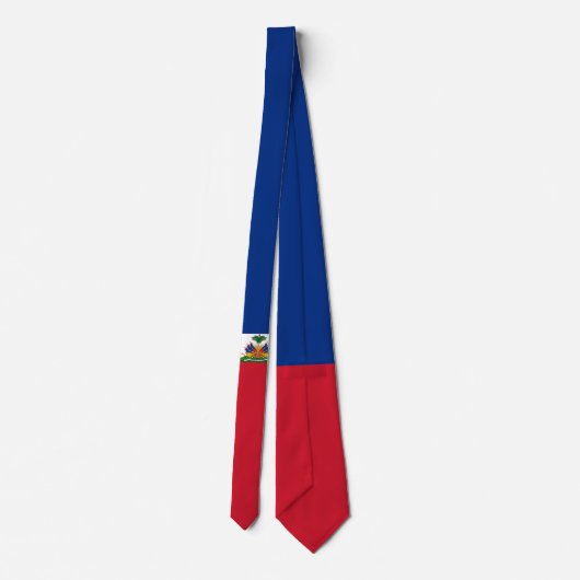 Haiti Flag Stropdas (Achterkant)