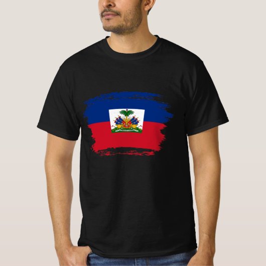 Haiti Flag T-shirt (Voorkant)