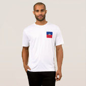 Haiti Flag T-shirt (Voorkant volledig)
