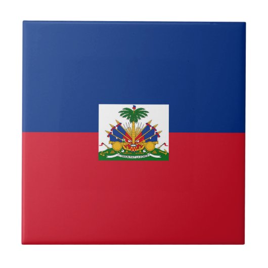 Haiti Flag Tegeltje (Voorkant)