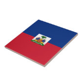 Haiti Flag Tegeltje (Zijkant)