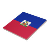Haiti Flag  Tegeltje (Zijkant)