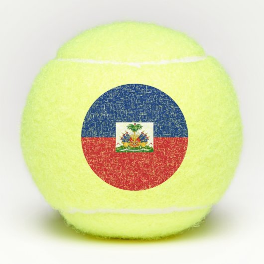 Haiti Flag Tennisballen (Voorkant)