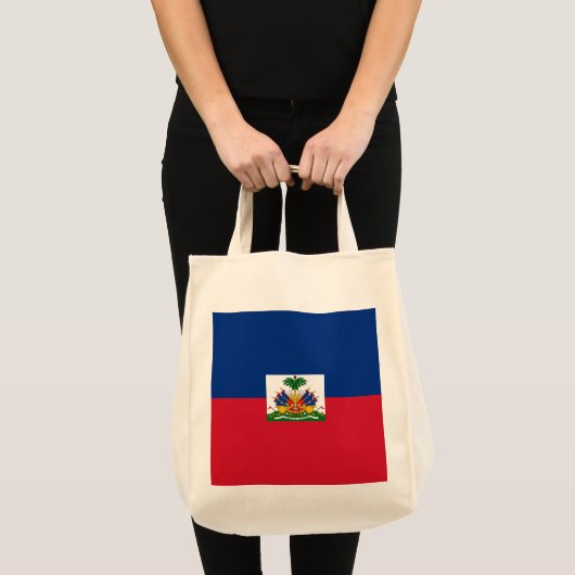 Haiti Flag Tote Bag (Voorkant (product))