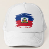 Haiti Flag Trucker Pet (Voorkant)