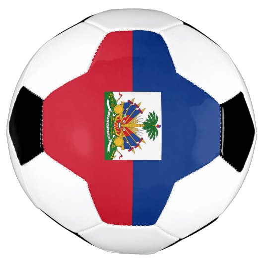 Haiti Flag Voetbal (Gedraaid)