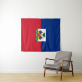 Haiti Flag Wandkleed (In Situ (horizontaal))