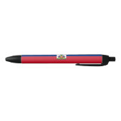 Haiti Flag Zwarte Inkt Pen (Bodem)