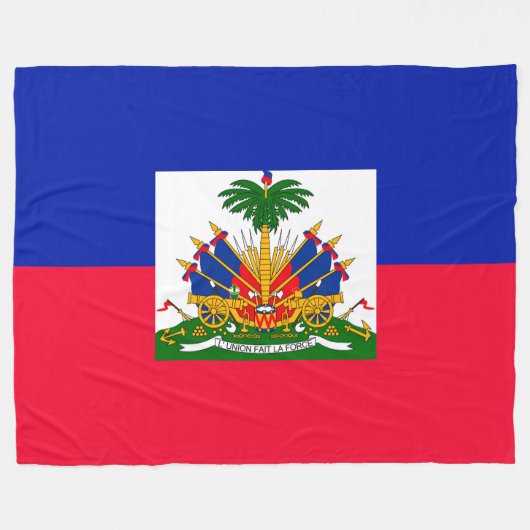 Haïti Fleece Deken (Voorkant (Horizontaal))
