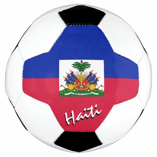 Haïti Football en Haïtiaanse vlag/sport Voetbal (Voorkant)