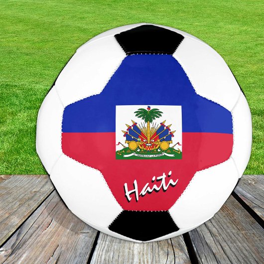 Haïti Football en Haïtiaanse vlag/sport Voetbal