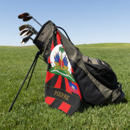 Haïti Golf & premium Haïtiaanse vlag / Patriots Golfhanddoek