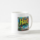 Haïti Graffiti Vibes: Eiland Street Art Ed Koffiemok (Voorkant rechts)