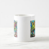 Haïti Graffiti Vibes: Eiland Street Art Ed Koffiemok (Center)