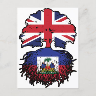 Haïti Haïti - Brits - Bergoldvlag Briefkaart