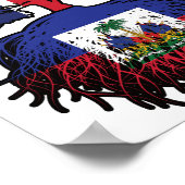 Haïti Haïti - Brits - Bergoldvlag Poster (Hoek)