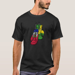 Haïti Haïti Jamaica Caribbean Boxing Glo T-shirt