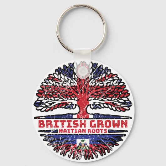 Haïti Haïtiaan Uk Verenigd Koninkrijk - Britse boo Sleutelhanger (Voorkant)