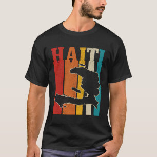 Haïti  Haïtiaanse Pride Island Map  Hai T-shirt
