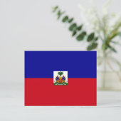 Haïti - Haïtiaanse vlag - Briefkaart (Staand voorkant)